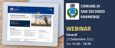 Webinar sulla presentazione delle pratiche edilizie via internet