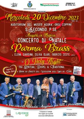 MERCOLEDI' 20 DICEMBRE IL CONCERTO NATALIZIO DEI PARMA BRASS